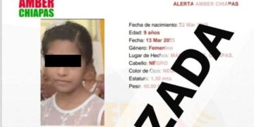 Localizan sin vida a Perlita, niña de 9 años desaparecida en Mapastepec