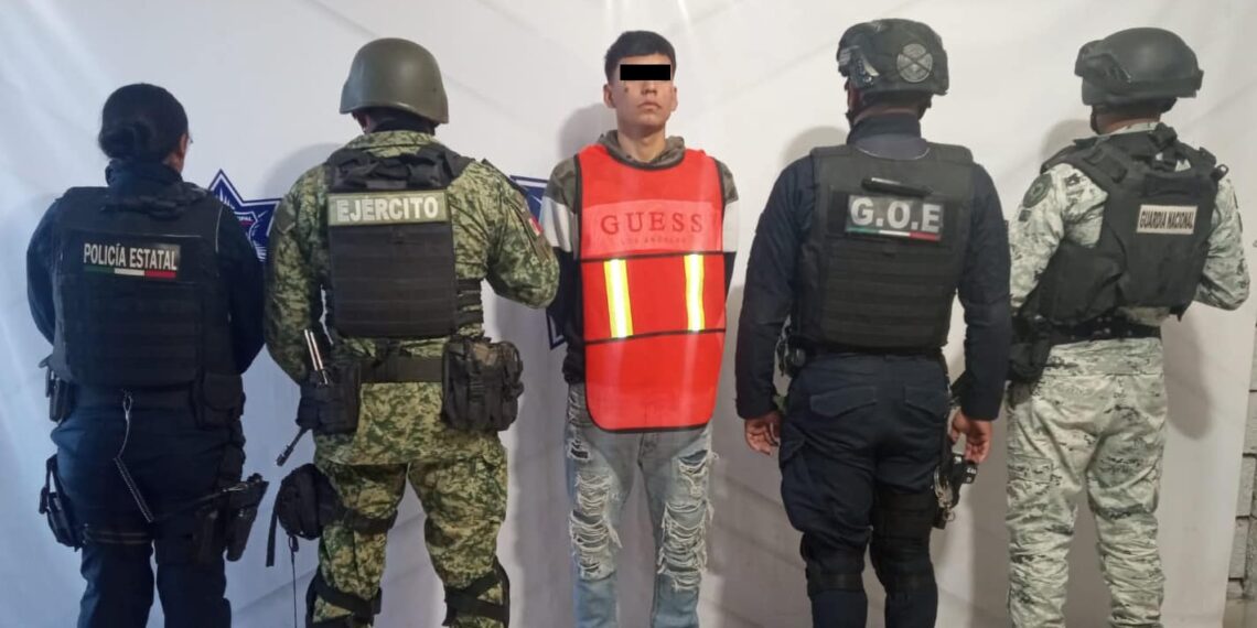 Un joven de 20 años de edad fue detenido por elementos de las Bases de Operaciones Interinstitucionales (BOI)