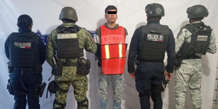 Un joven de 20 años de edad fue detenido por elementos de las Bases de Operaciones Interinstitucionales (BOI)