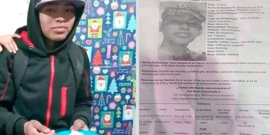 Madre busca a su hijo desaparecido en Ciudad Juárez; lleva más de tres meses sin noticias