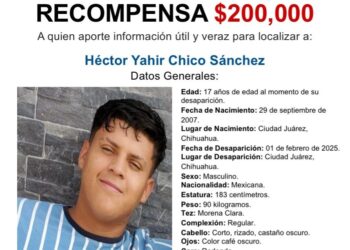 Ofrecen $200 mil de recompensa por Héctor, joven desaparecido