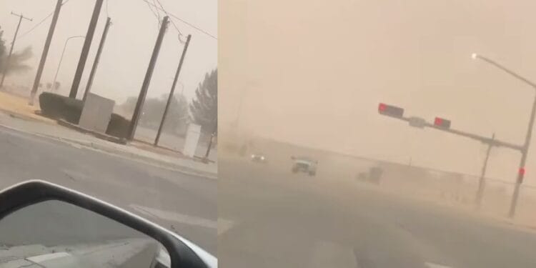 "El Paso y Ciudad Juárez registran fuertes ráfagas de viento; autoridades mantienen alerta preventiva."