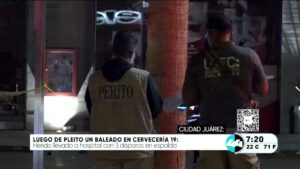 Luego de pleito un baleado en cerveceria 19. Noticias en tiempo real