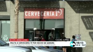 Multa a Cervecería 19 por hecho de sangre. Noticias en tiempo real