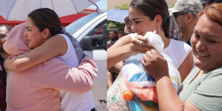 Apenas unas horas después de concluir una sesión legislativa en el Senado, la senadora regresó a Juárez para acompañar a familias afectadas; llama a autoridades locales a responder con infraestructura.