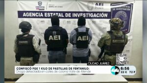Confiscó FGE 1 kilo de pastillas de fentanilo. Noticias en tiempo real