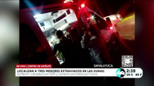 Localizan a tres menores extraviados en las Dunas. Noticias en tiempo real