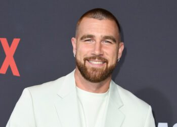 HOLLYWOOD, CALIFORNIA - JULY 11: Travis Kelce attends the Los Angeles Premiere Of Netflix's "Quarterback" at TUDUM Theater on July 11, 2023 in Hollywood, California. (Photo by JC Olivera/Getty Images)