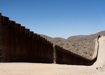 FILE PHOTO: A gap in the U.S.-Mexico border fence near Sasabe, Arizona, U.S., May 10, 2022. REUTERS/Rebecca Noble/File Photo