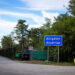 The entrance of "Alligator Alcatraz" ICE detention center in the Dade-Collier Training and Transition Airport in Ochopee, Florida, U.S. August 3, 2025. REUTERS/Eva Marie Uzcategui