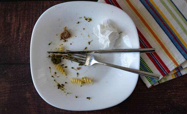 Leftover. End of my delicious meal.