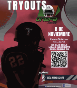 Las Liebres del Instituto Tecnológico  de Ciudad Juárez anuncian oficialmente sus tryouts rumbo a la temporada 2026 de la Liga Mayor ONEFA.
