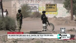 Dejaron encobijado en El Sauzal en tela color azul. Noticias en tiempo real