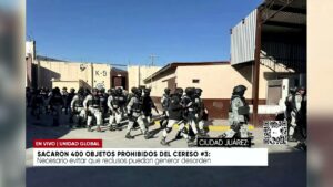 Sacaron 400 objetos prohibidos en Cereso No.3. Noticias en tiempo real