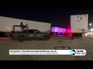 Balearon a trailero en aparcado del Km 20. Noticias en tiempo real