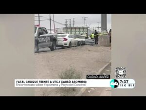 Fatal choque frente a UTCJ causó asombro. Noticias en tiempo real