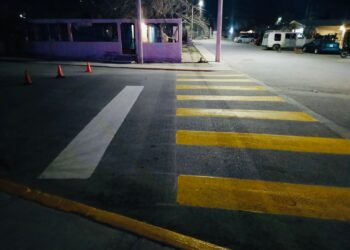 Refuerzan señalización vial en distintas avenidas de Ciudad Juárez