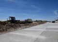 Avanza pavimentación de la avenida Lote Bravo en el suroriente de Ciudad Juárez
