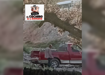 Detectan a presunto infractor ambiental por tirar escombro en arroyo en Juárez