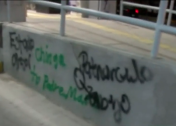 Realizan pintas en paraderos durante marcha de mujeres en Ciudad Juárez