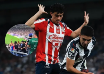 Surgen nuevas imágenes del padre agr.sor en Rayados vs Chivas y cambia la versión