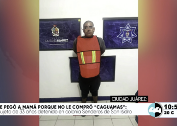 LE PEGÓ A MAMÁ PORQUE NO LE COMPRÓ “CAGUAMAS”