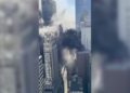 Incendio en Midtown Manhattan previo al desfile de San Patricio moviliza a bomberos