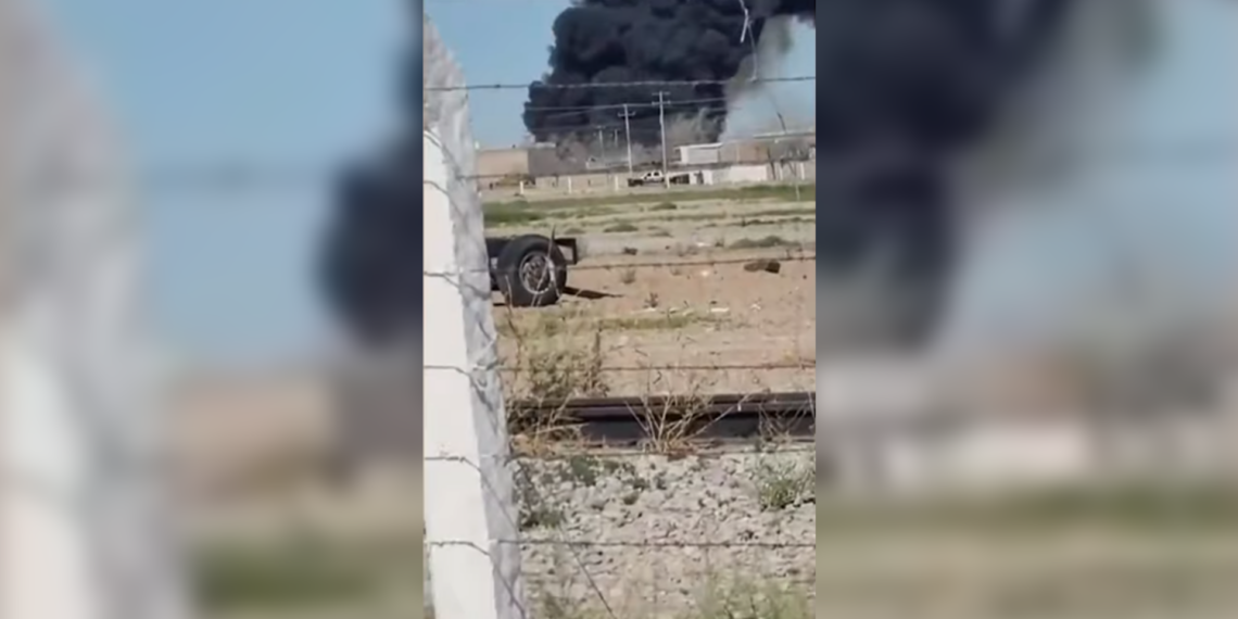 Impresionante columna de humo alarma al sur de Ciudad Juárez; preocupa aumento de contaminación