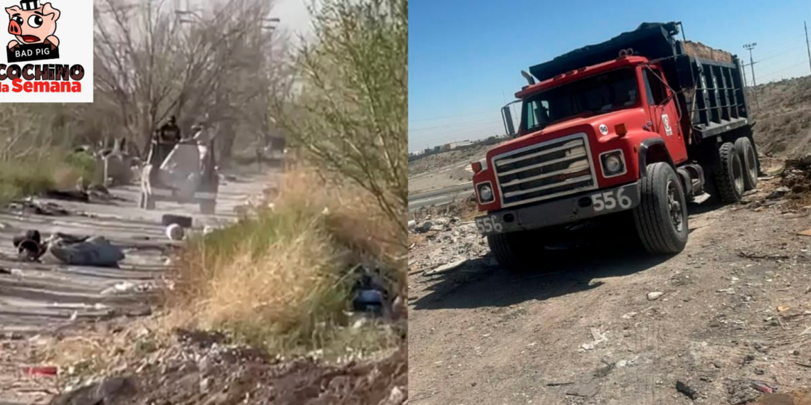 Municipio pide ayuda para identificar a quienes tiran basura en la vía pública en Juárez