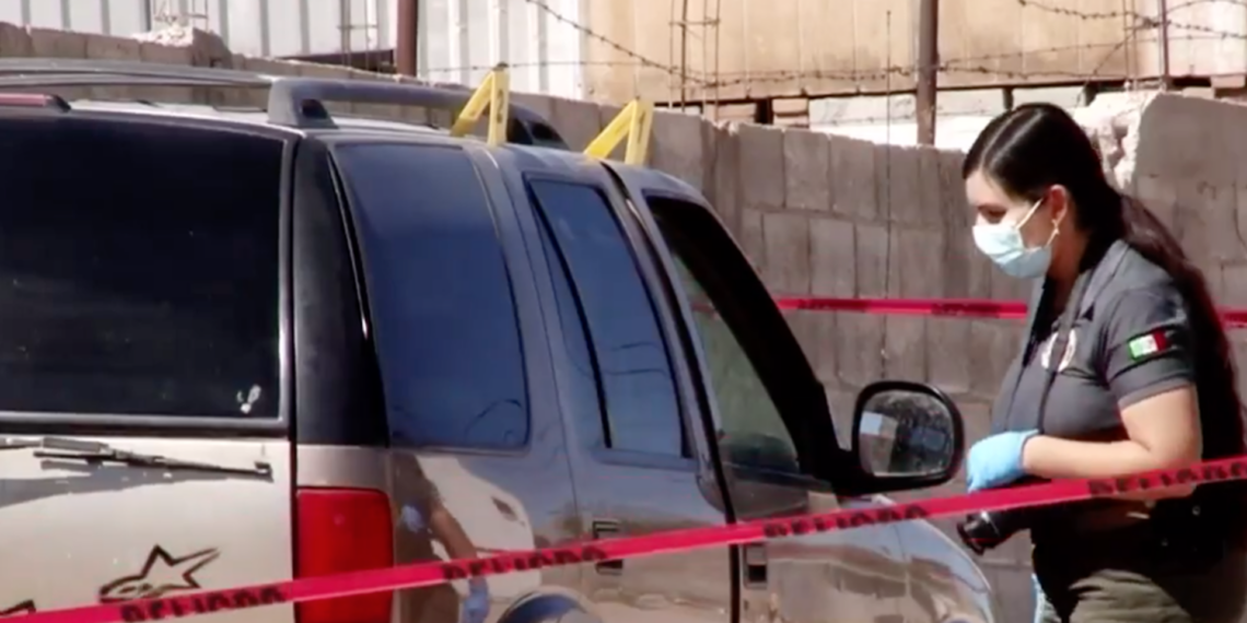 Hallan camioneta con rastros de s.ngre en la colonia Zaragoza; investigan posible vínculo con hechos v.olentos