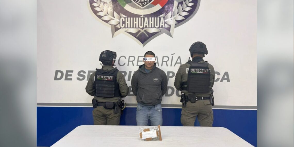 Detienen a sospechoso de h0mic1dio con mar1huan@ en Ciudad Juárez