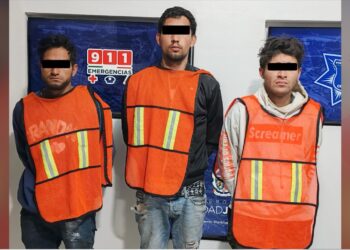 Capturan a cuatro sujetos por rob0 de cableado en distintos puntos de Ciudad Juárez