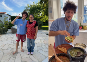 Benny Blanco prueba quesadillas mexicanas y desata conversación viral en redes