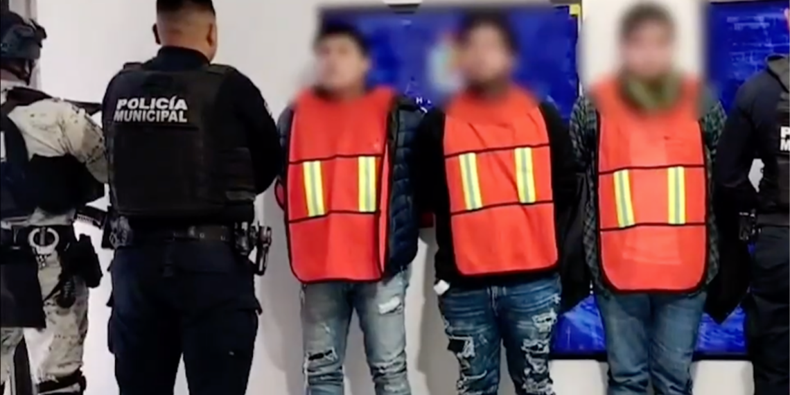 Detienen a tres hombres arma.dos en Villa Solares tras operativo conjunto