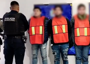 Detienen a tres hombres arma.dos en Villa Solares tras operativo conjunto