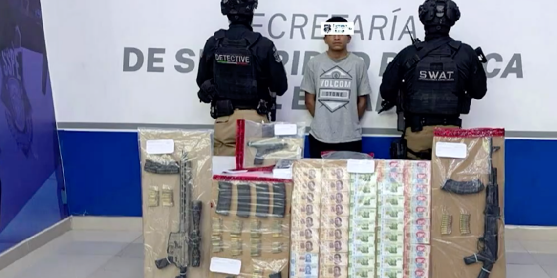 Detienen a presunto generador de viol.ncia en el Valle de Juárez con arm.s, dr.ga y efectivo