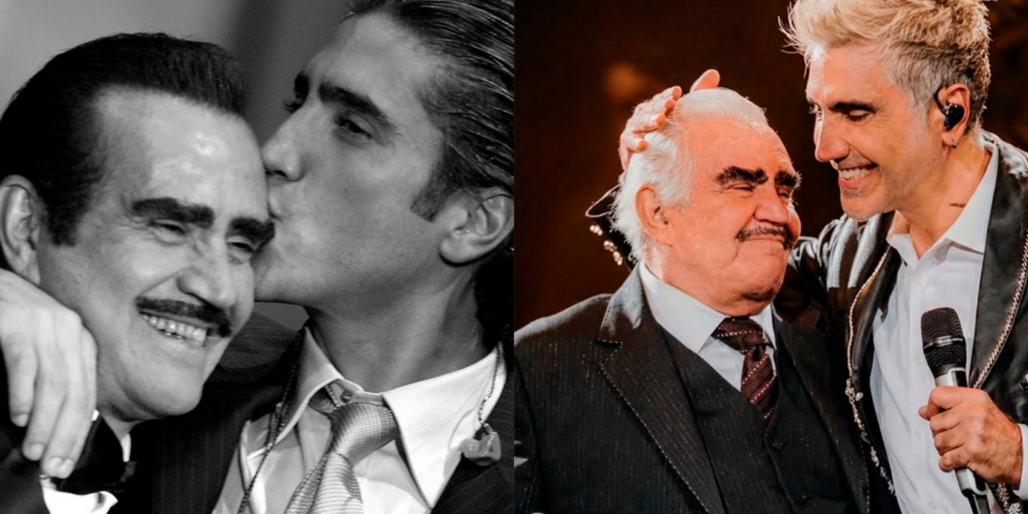 Alejandro Fernández lanzará dueto póstumo con Vicente Fernández de “El Rey”