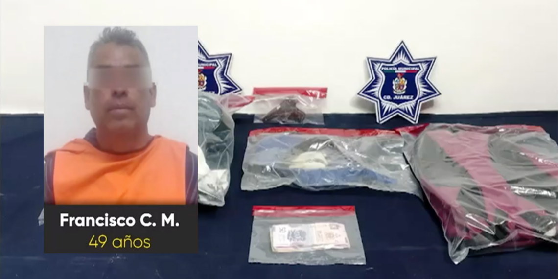 Detienen a hombre por r.bo con viol.ncia en Santa Clara; utilizó réplica de arm. de fuego