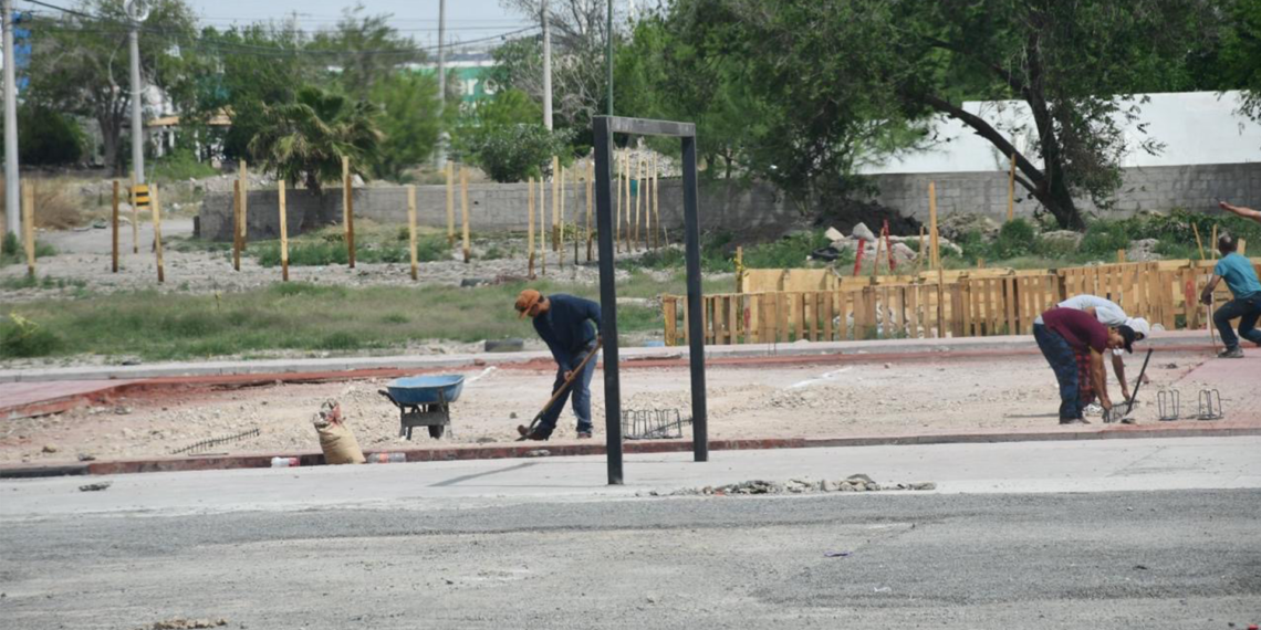 Construyen campo de béisbol en Las Arcadas con inversión de más de 6 millones de pesos