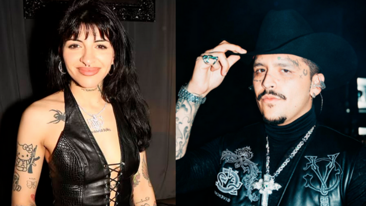 “Un vals” de Christian Nodal desata polémica por parecido de modelo con Ángela Aguilar y Cazzu