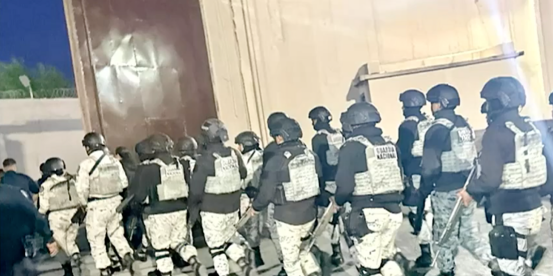 Refuerzan seguridad en Cereso 3 con segundo cateo en menos de una semana