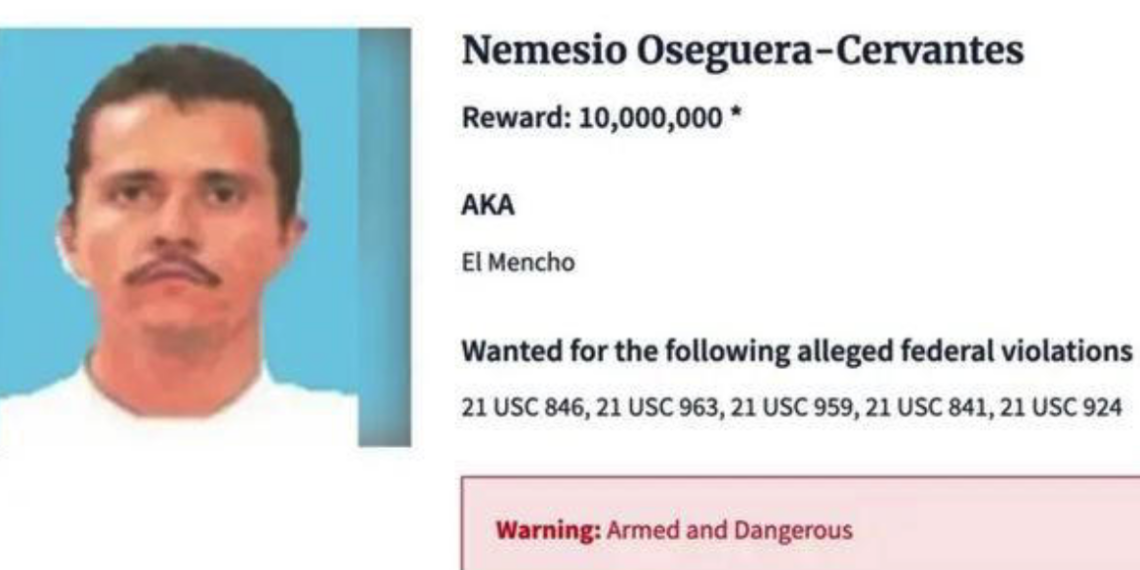 El Mencho habría cambiado su apariencia para evad.r a autoridades