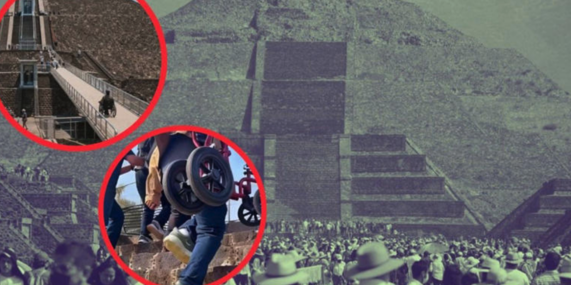 Viralizan propuesta de instalar rampas en Teotihuacán; reabre debate entre accesibilidad y conservación