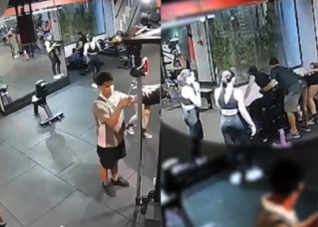 Joven sufre fractura doble en las piernas tras colapso de máquina en gimnasio en Brasil