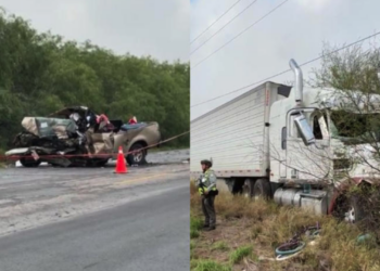 Fatal choque en Tamaulipas; conductor pierde la vida tras impactarse contra tráiler