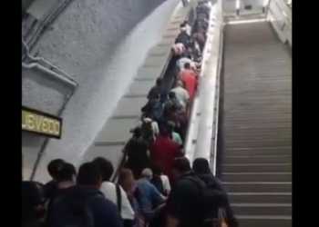 Once heridos tras caída en escaleras eléctricas de la línea 3 del metro