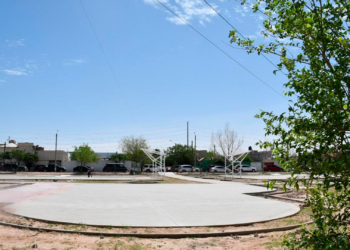 Avanza al 50% rehabilitación del parque Las Rosas en la colonia Gómez Morín