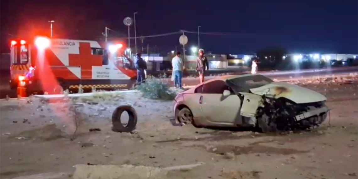 Joven de 19 años resulta lesionado en accidente sobre bulevar independencia