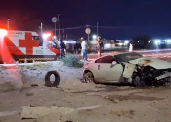 Joven de 19 años resulta lesionado en accidente sobre bulevar independencia