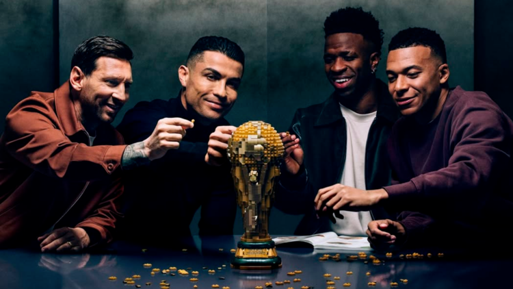 LEGO reúne a Messi, Cristiano, Mbappé y Vinícius en emotivo comercial rumbo al Mundial 2026